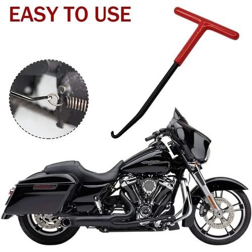 Spring Hook Tool Puller Installer T-bar Exhaust Pipe Stand Bike Motorcycle Car - Picture 16 of 22