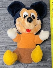 Mickey Mouse Stuffed Plush Toy Walt Disney Mickey s Christmas Carol Vintage Toy