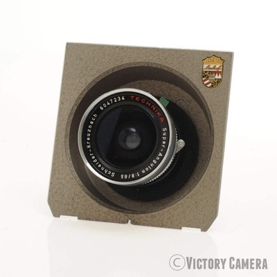 Linhof Technika Schneider Super Angulon 65mm f8 Wide Angle 4x5 Lens [EXC+]