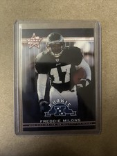 2002 Leaf Rookie & Stars Football Card #176 Freddie Milons. rookie card picture