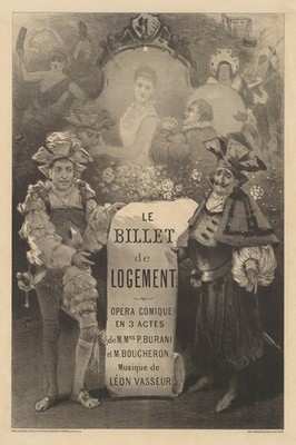   Le Billet de Logement Retro Opera Poster - Premium Matte Paper 200gsm -