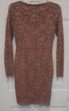 Windsor Women's Lace Cocktail Dress Mauve Party Wedding Dress Sz Small EUC 