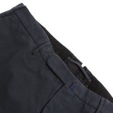 Incotex NWT Chinos / Casual Pants Size 50 34 US In Solid Blue Cotton Blend