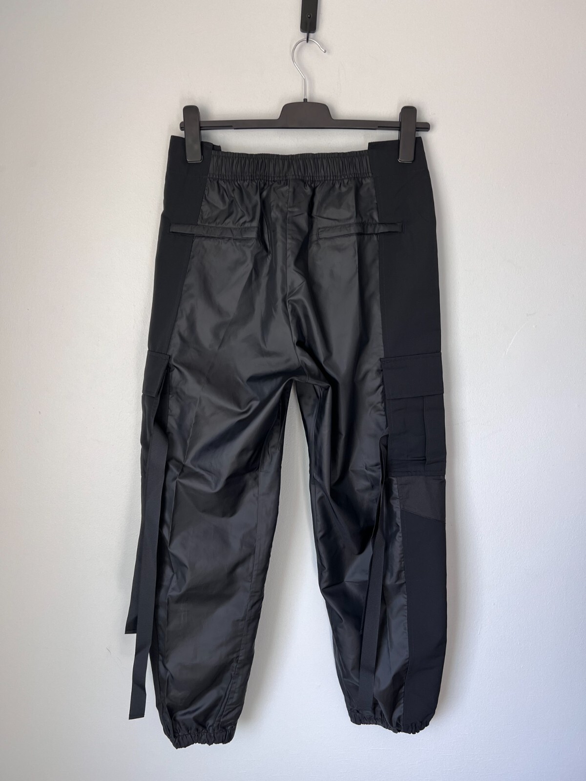 Pantaloni da pista con cintura Sacai x Nike taglia media neri nuovi DQ9060 010