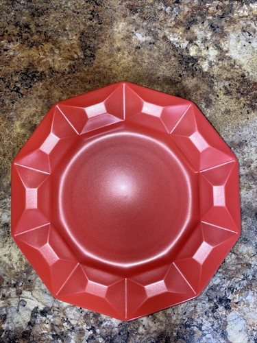 Kate Spade Castle Peak Chili Pepper Accent Plate Set Of 2 NWT