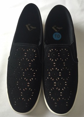 report black slip on sneakers