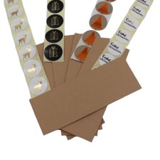Set Christmas Gift Packaging And Sticker