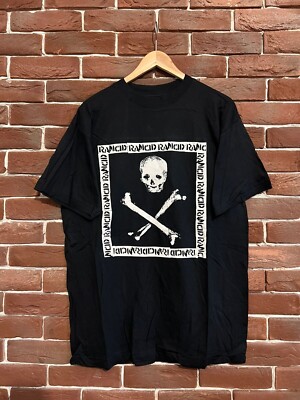 RANCID tシャツ　スカル　90s 00s vintage tシャツ Vintage 90s Rancid Skulls Punk Band T Shirt L Grail Hype | eBay