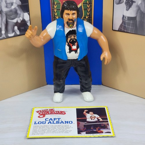 CAPTAIN LOU ALBANO - WWF WRESTLING SUPERSTARS VINT...