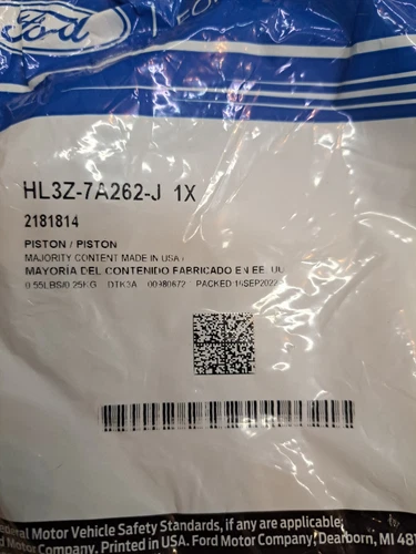 HL3Z7A262J Ford OEM transmission piston 10R80 Ford Lincoln Expedition Navigator