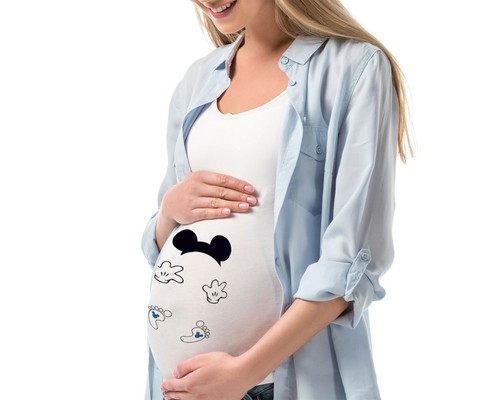 Mommy Mouse Maternity Shirt Little mouse pregnancy t-shirt Maternity clothes Mic - Picture 5 of 7