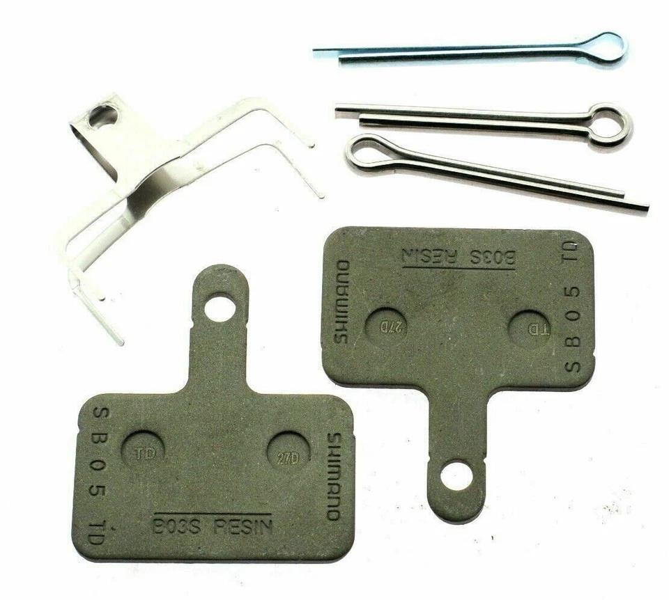 Pastillas de freno Shimano B03S Deore LX ALIVIO ACERA con 3 pines BR-M575/M525/M48x/M475 Foto 2 de 3