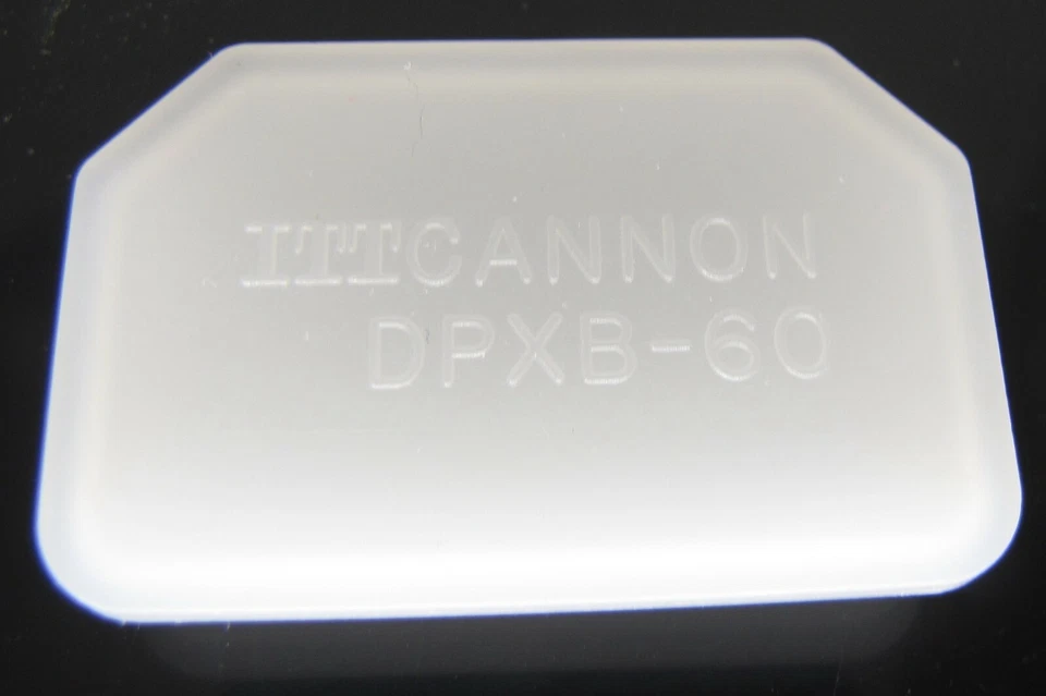 ITT Cannon DPXB-60 Lot of 10 - Plastic Caps For Moisture and Dust Protection