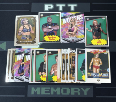 WWE Topps Chrome 2025 Insert 1985 Womens Division Paradigm Slammys A&G *UPDATED*