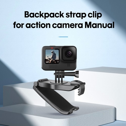 Rucksack Clip Halter Halterung für GoPro/Insta360 X5/DJI Universal Action Kamera - Bild 3 von 12
