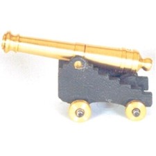 NAVAL CANNON 24 POUNDER BRASS BARREL NEW IN BOX