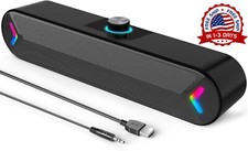 Altavoces para ordenador, barra de sonido para ordenador con calidad de sonido.