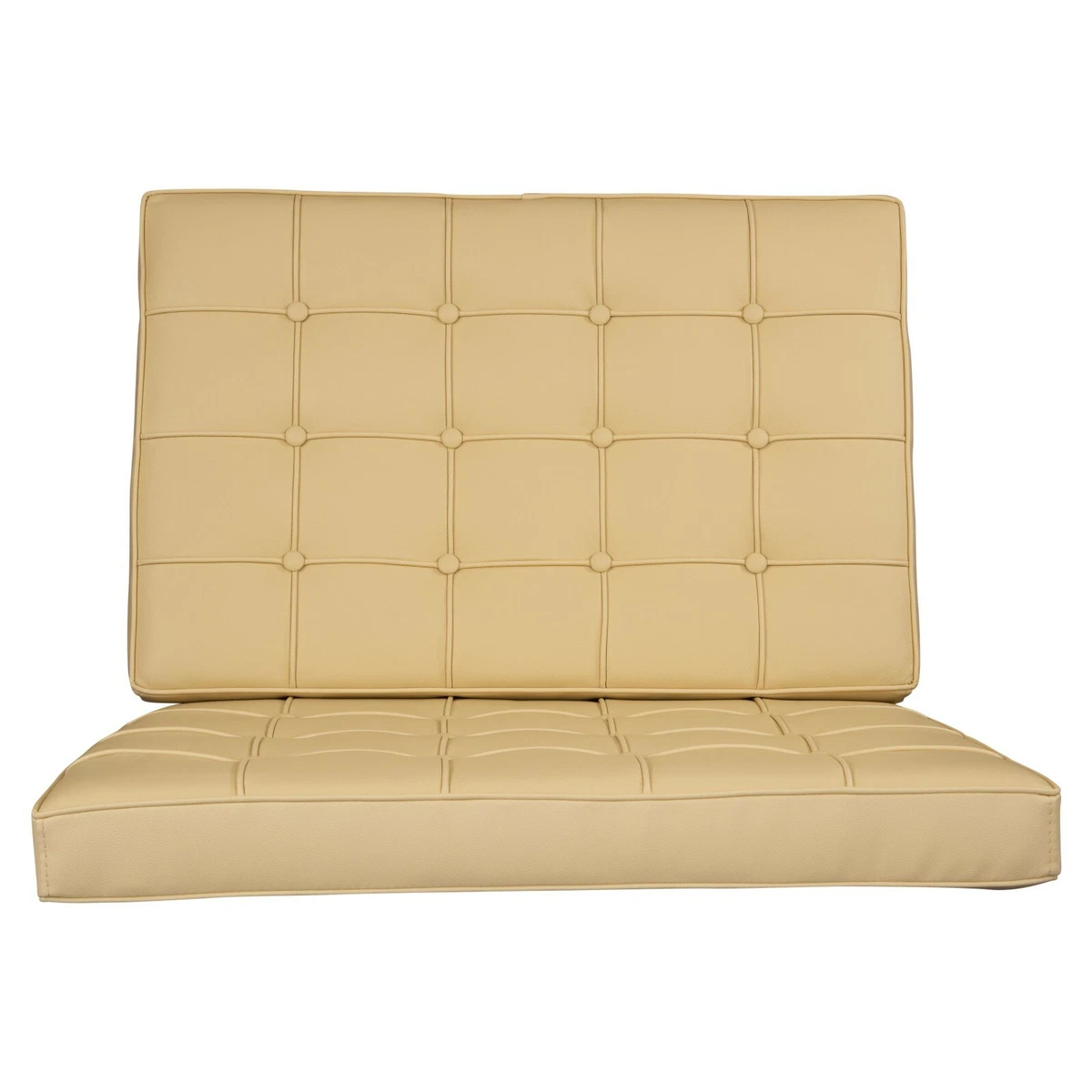 Camel Tan Lt. Brown Gen. Leather Replacement Cushions for