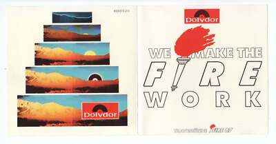 1987 We Make The Fire Work Promo CD Polydor #883