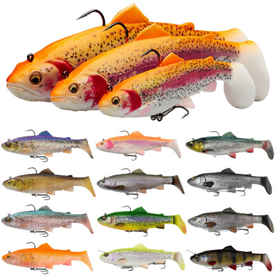 Savage Gear 3D 4D Trout Rattle Shad 12,5 17 20,5 cm Line Thru 27,5cm SS MS FS