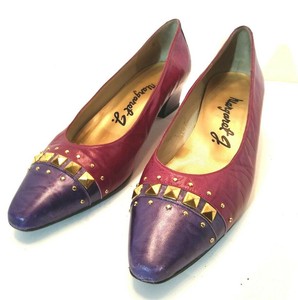 purple dress pumps