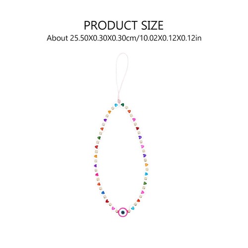 Hand Wrist Strap Lanyard Beaded Mobile Phone Lanyard Mobile Phone Wrist Strap - 第 9/12 張圖片