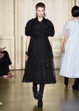 Simone Rocha Black Long Jacket. Show Piece.