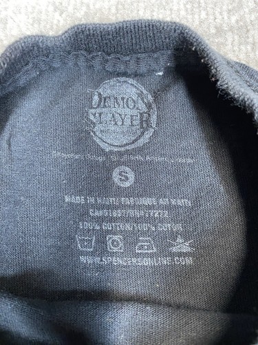 Camicia Demon Slayer uomo piccola nera stampa grafica Inosuke Hashibira bestia anime - Foto 4 di 6