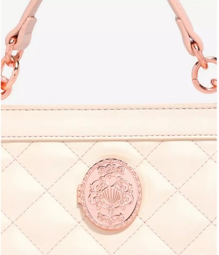 New with Tags Loungefly Little Mermaid Ariel & Eric Locket Quilted Crossbody Bag - Picture 4 of 19