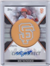 2023 Topps Series 1 City Connect Auto Relic Mike Yastrzemski Giants 03/25