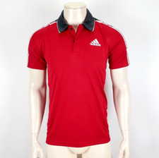 Nuovo adidas Canada Camicia Uomo Polo OLYMPIA Sport Tennis Migrare Rosso S-XXXL