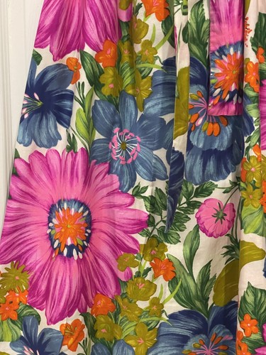 Vintage 1960's Alice Of California Skirt Woman's Boho Flower Power Mod Hippie - Picture 3 of 13