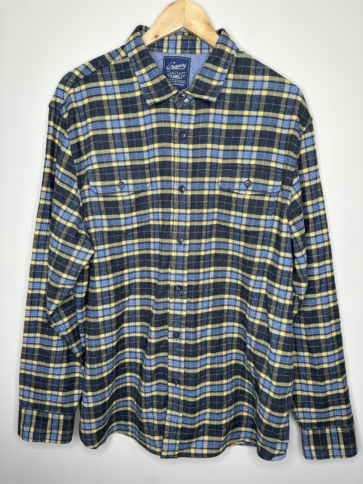 Grayers Flannel Button-Down Shirt - image 1