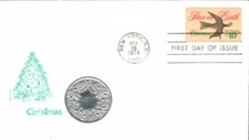 #1552 Peace on Earth Medallion FDC (12719741552001)