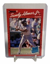 1990 Donruss Sandy Alomar, Jr. #30 San Diego Padres VG