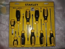 Stanley Tools 10 Piece Standard Screwdriver Set Brand New STHT60799 