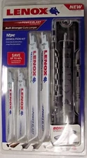Lenox 1214412RKD 12 Piece Demolition Reciprocating Saw Blade Kit with Case USA