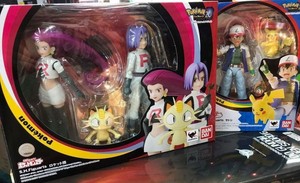 Details About Bandai Shfiguarts Pokemon Ash Satoshi Team Rocket Normal Set Action Figure