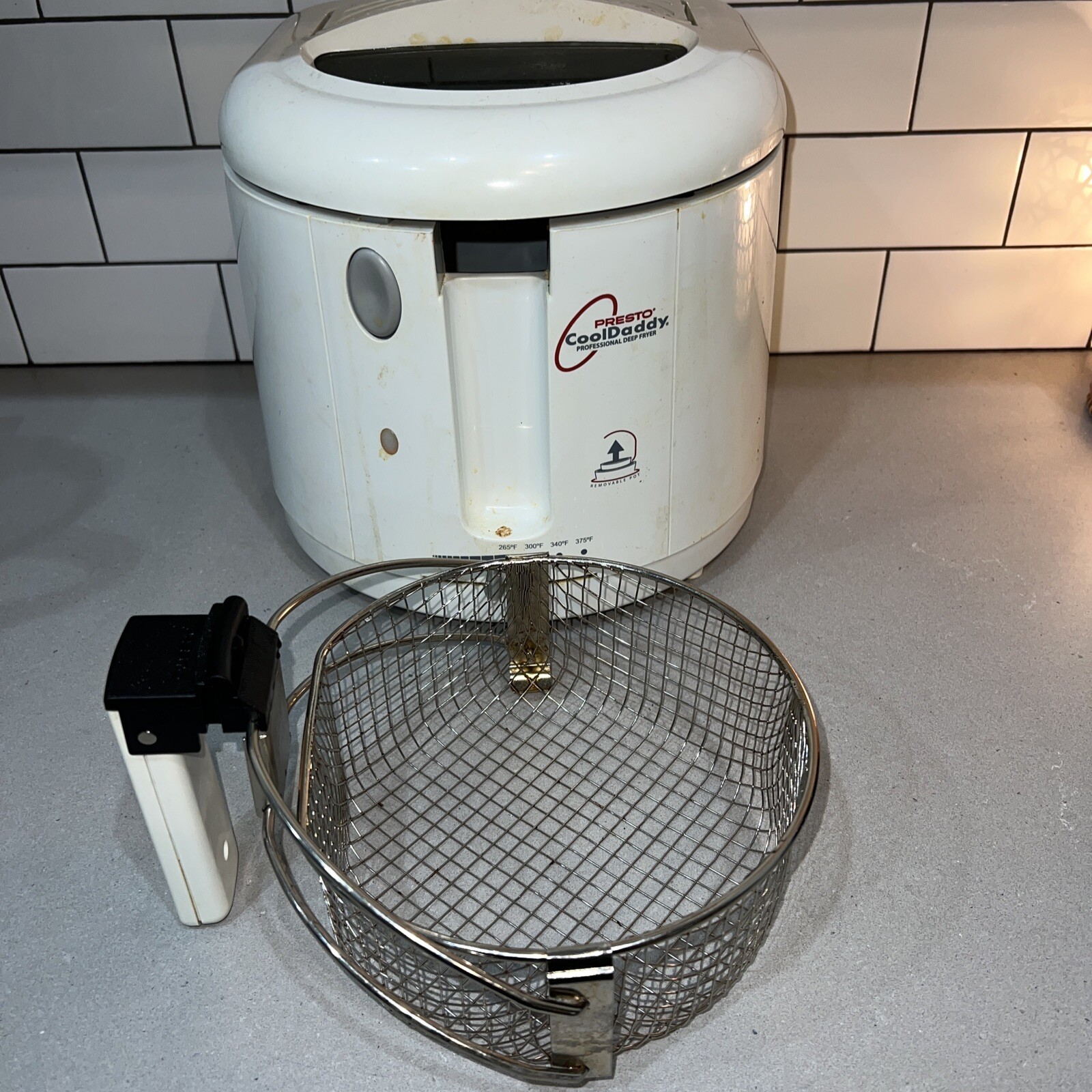 Presto Cool Daddy Deep Fryer 05445 Basket Only Part Original OEM