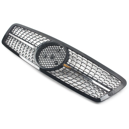 Chrome Front Grill Grille For Mercedes Benz C-Class W203 2000-2007 C200 C320 - Picture 1 of 12