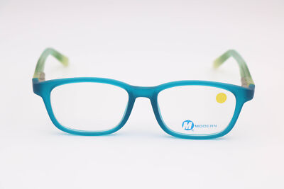 Modern Optical Vibrant Teal Matte Square Eyeglasses Frames 46-16-135