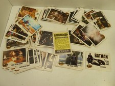 BATMAN A PICTURE CARD SERIES 1989 PART SET 105 CARDS