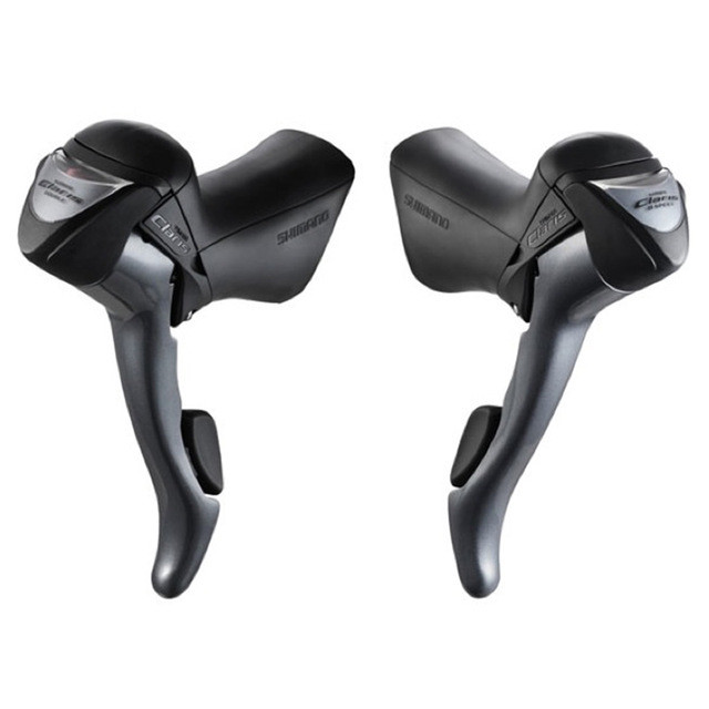 Shimano Claris ST-2400 8-Speed Double STI Lever Set - New Take-offs Shimano Claris ST-2400 8-Speed Double STI Lever Set - New Take-offs