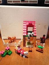 Lego Duplo 4974 Pferdestall,Reiterhof ,Pferde ,Kinder ,Pony ,Kutsche ,Komplett