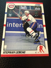 Stephan Lebeau Canadiens 1990-91 Score #262