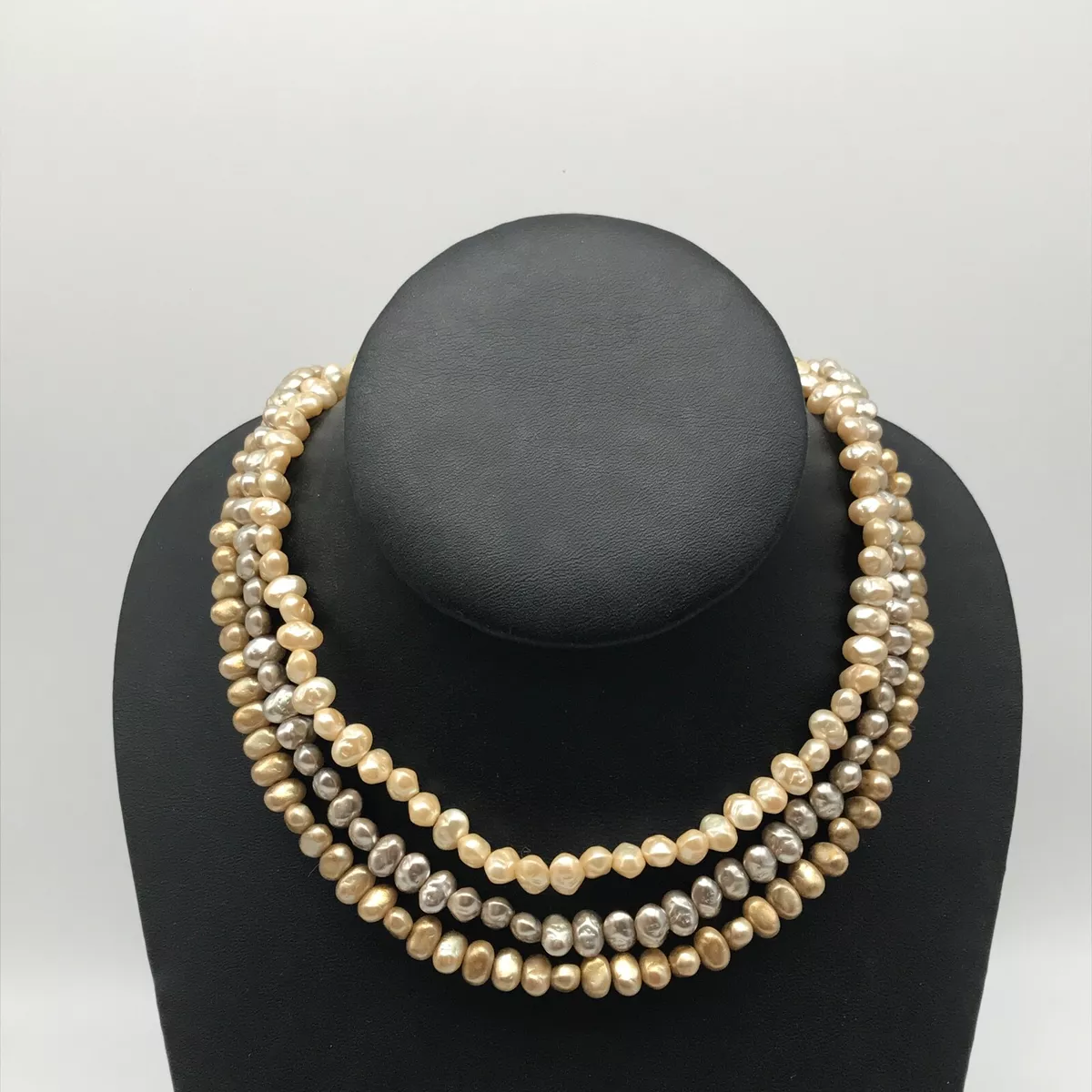 Les bernard inc pearl necklace clearance