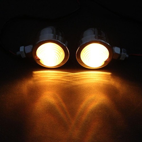 Motorcycle Turn Signals Bullet Blinker Indicator Lights For Honda VTX1300C 1800 - Bild 7 von 12