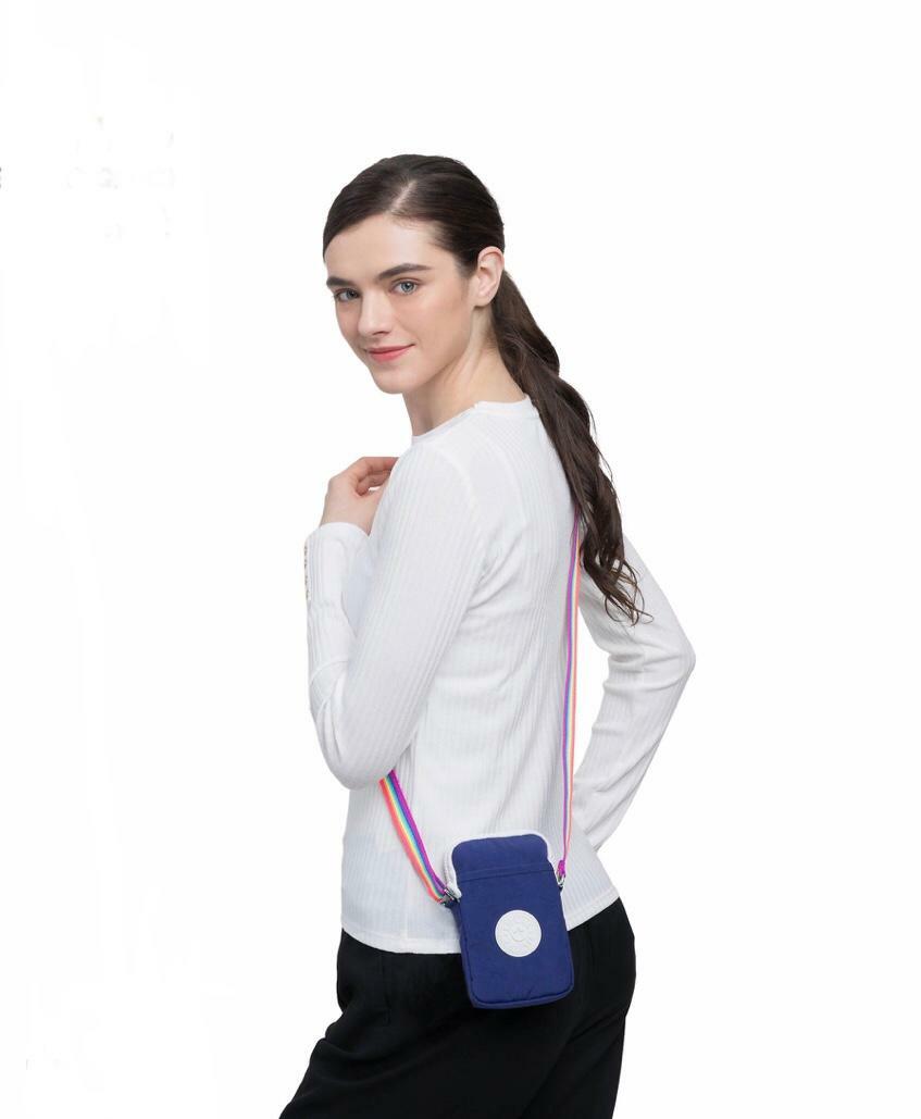 NWT~ Kipling Tally Small Travel Crossbody Phone bag ~ Blue