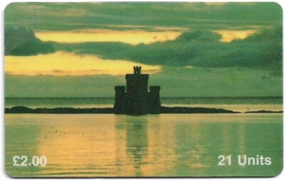 Manx Telecom Isle of Man Tower of Refuge, Douglas 1995 Chip Telefonkarte sehr guter Zustand