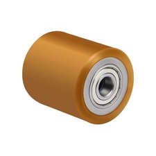 Gabelrollen Hubwagen 75 x 90 mm Polyurethan - für Ameise, Stapler, Räder, PU